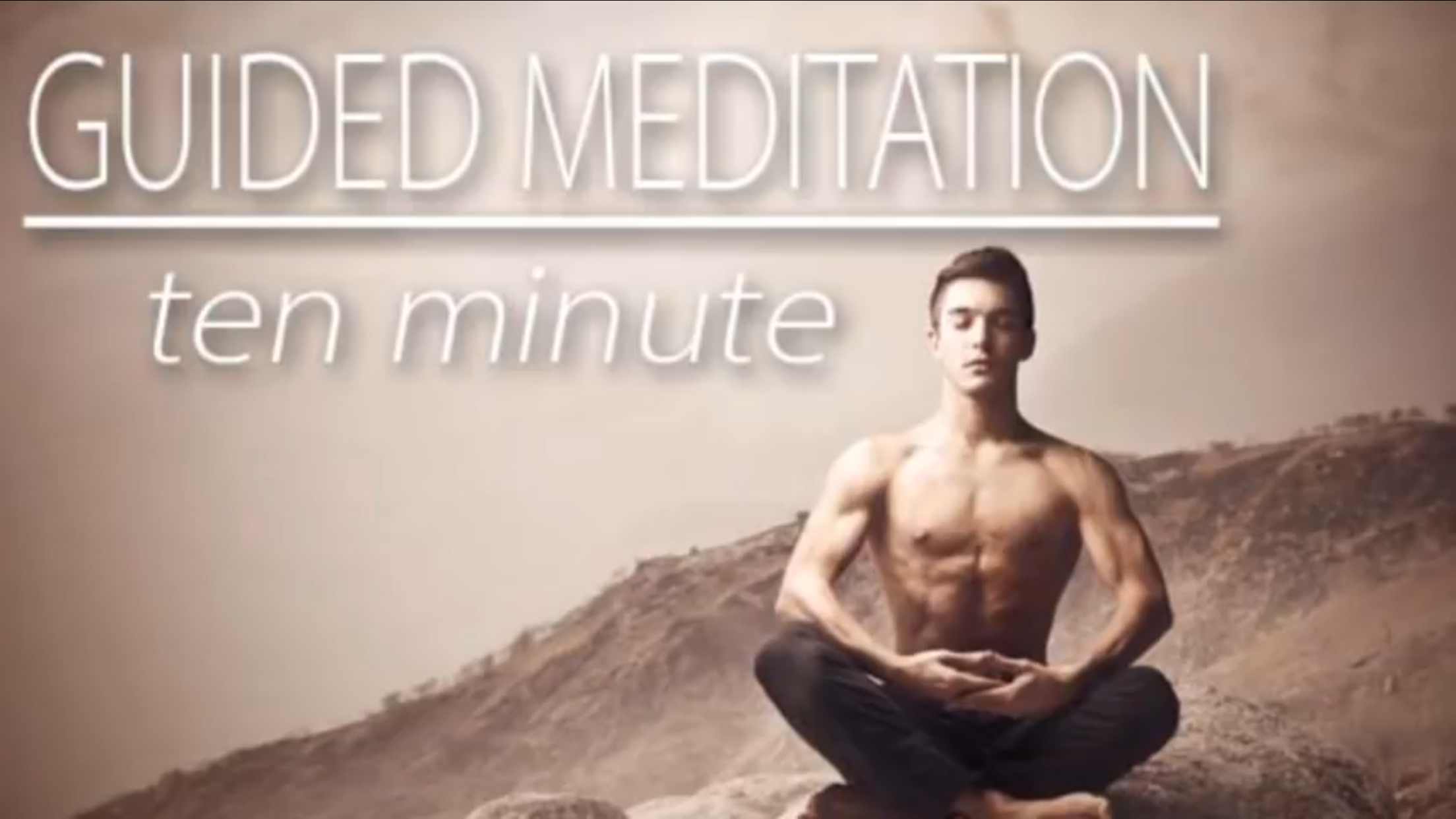 Meditation https://youtu.be/MCYM1VtVb3A