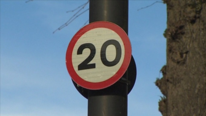 Picture of a 20mph sign