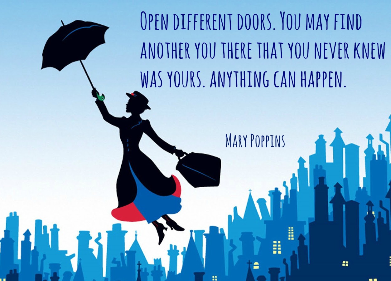 Image of Mary Poppins flying