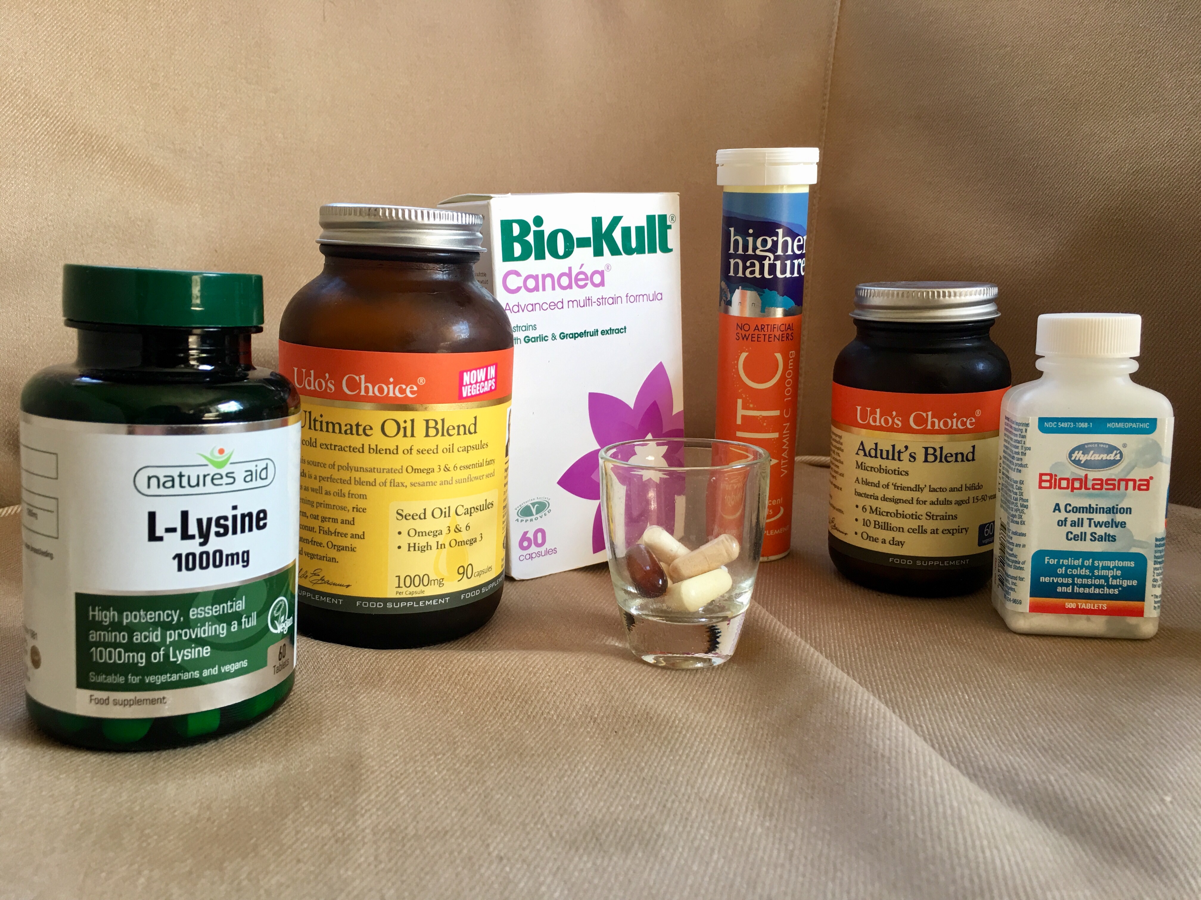 An array of supplements