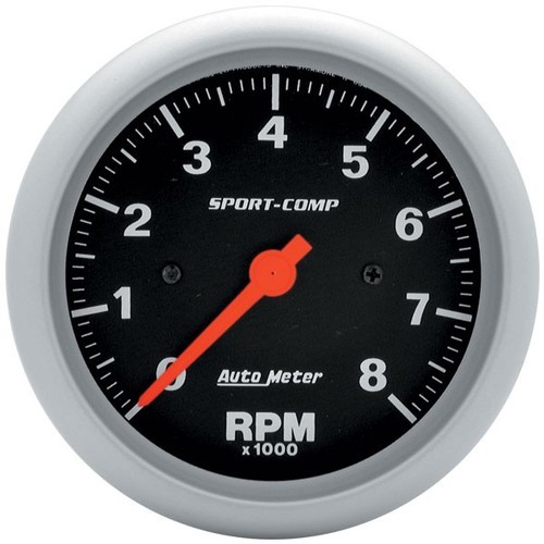 Photo of a rev meter at 0