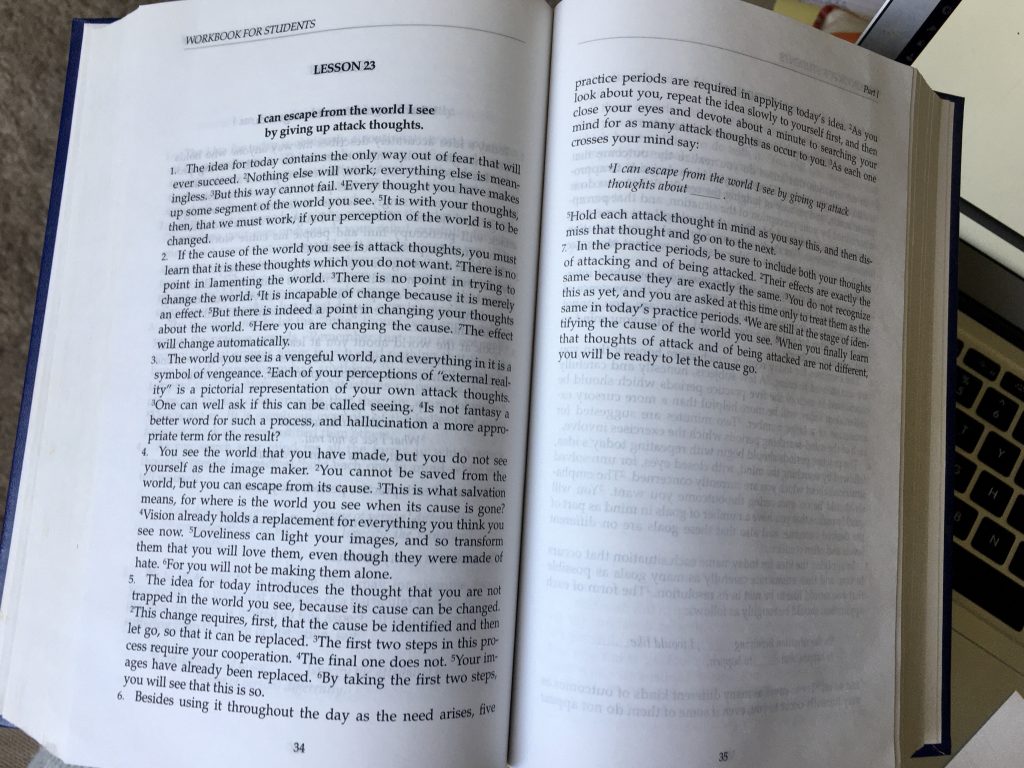 Lesson 23 of A Course In Miracles